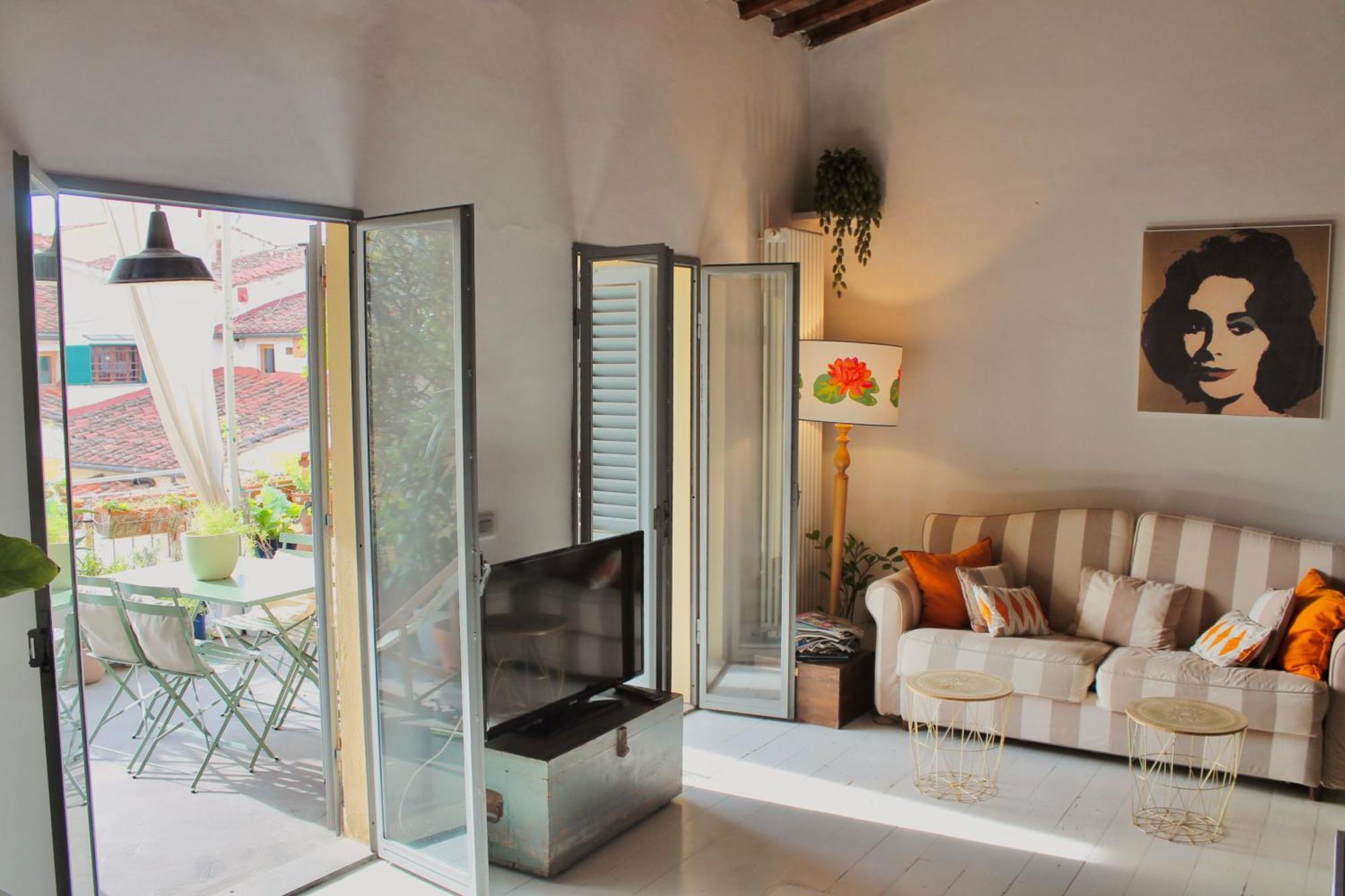 Attico Con Terrazza Su Firenzeアパートメント エクステリア 写真